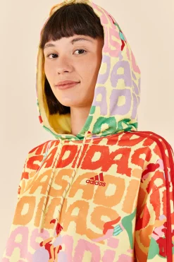  ADIDAS FARM HOODIE PEARL CITRINE