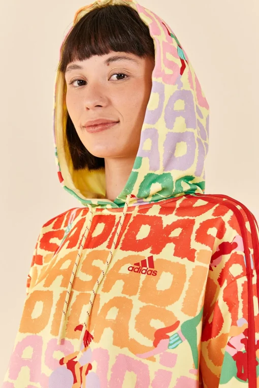  ADIDAS FARM HOODIE PEARL CITRINE