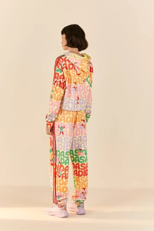  ADIDAS FARM HOODIE PEARL CITRINE