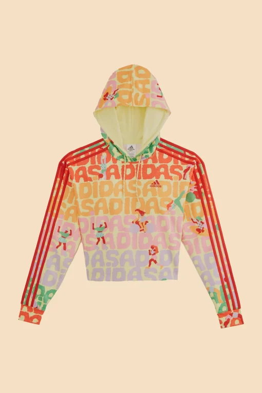  ADIDAS FARM HOODIE PEARL CITRINE