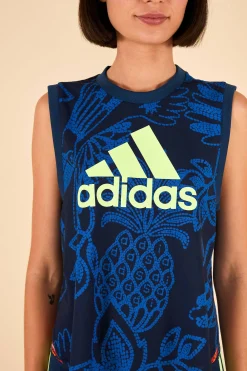  ADIDAS FARM TANK TOP BLUE