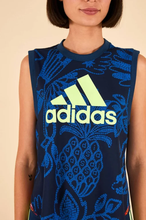  ADIDAS FARM TANK TOP BLUE