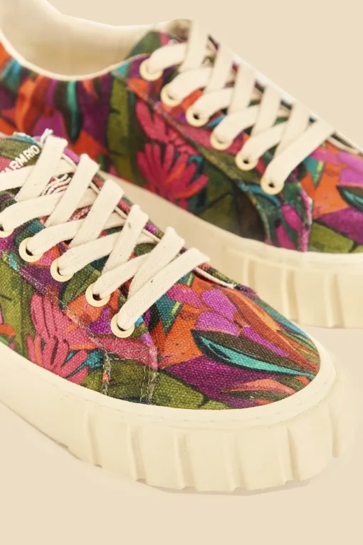  BANANA LEAVES FLATFORM SNEAKER