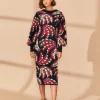  BLACK BANANA DOTS KNIT DRESS