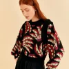  BLACK BANANA DOTS KNIT SWEATER