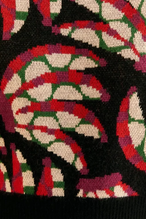  BLACK BANANA DOTS KNIT SWEATER