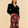  BLACK BANANA DOTS LOW WAISTED PANTS