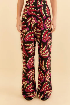  BLACK BANANA DOTS LOW WAISTED PANTS
