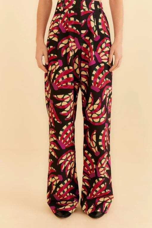  BLACK BANANA DOTS LOW WAISTED PANTS