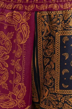 BLACK BANDANA DREAM SCARF SWEATPANTS