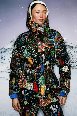  BLACK BOROGODO SKI JACKET