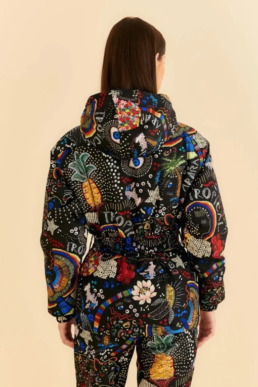  BLACK BOROGODO SKI JACKET