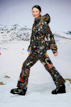  BLACK BOROGODO SKI PANTS