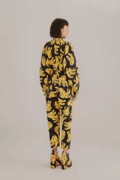  BLACK BOSSA BANANA JUMPSUIT