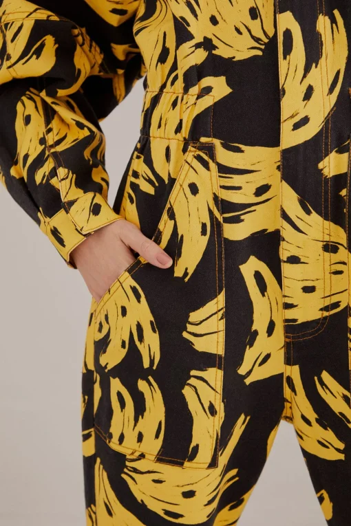  BLACK BOSSA BANANA JUMPSUIT