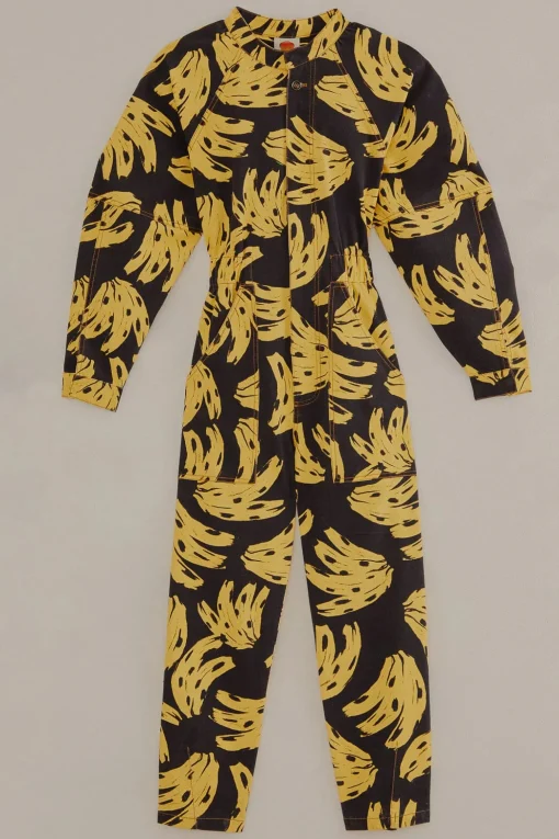  BLACK BOSSA BANANA JUMPSUIT