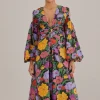  BLACK BUCOLIC GARDEN CUT OUT MAXI DRESS