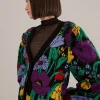 BLACK BUCOLIC GARDEN KNIT CARDIGAN