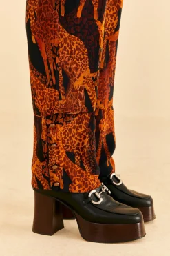 BLACK GIRAFFES PANTS