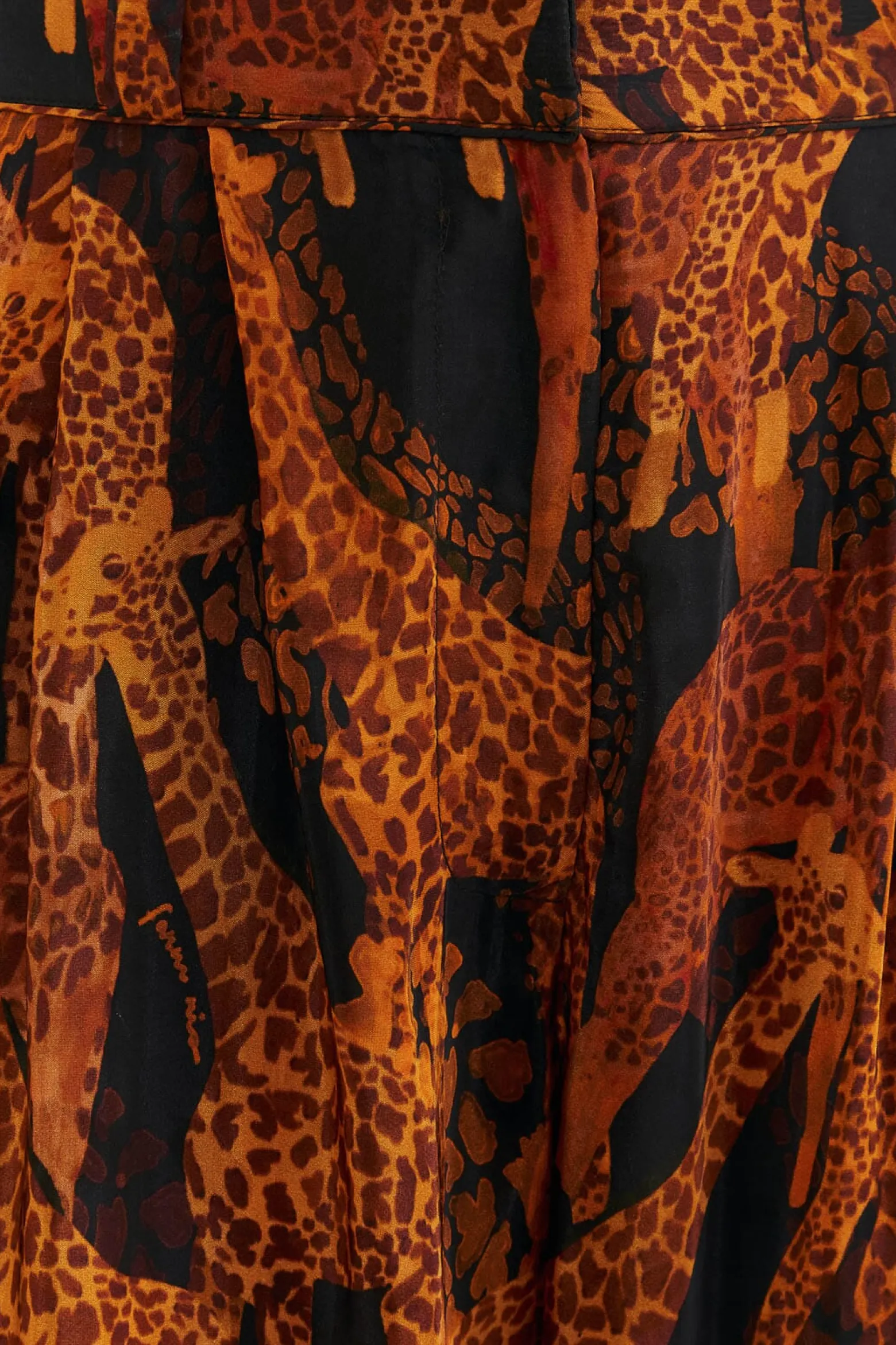 BLACK GIRAFFES PANTS