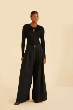  BLACK LONG SLEEVE BODYSUIT
