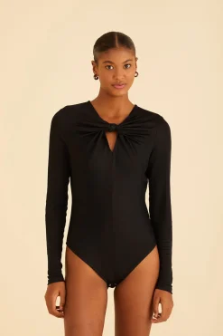  BLACK LONG SLEEVE BODYSUIT