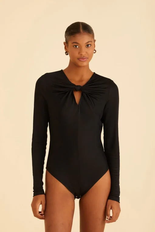  BLACK LONG SLEEVE BODYSUIT