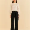  BLACK LOW WAISTED PANTS