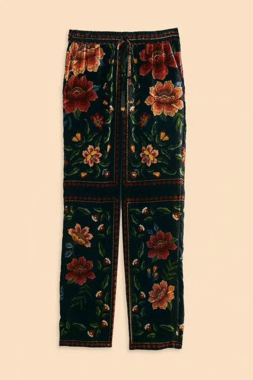  BLACK MACAWS GARDEN PANTS