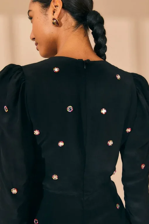  BLACK MIRROR EMBROIDERED JUMPSUIT