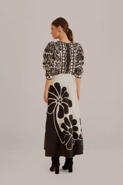  BLACK PALERMO MAXI SKIRT