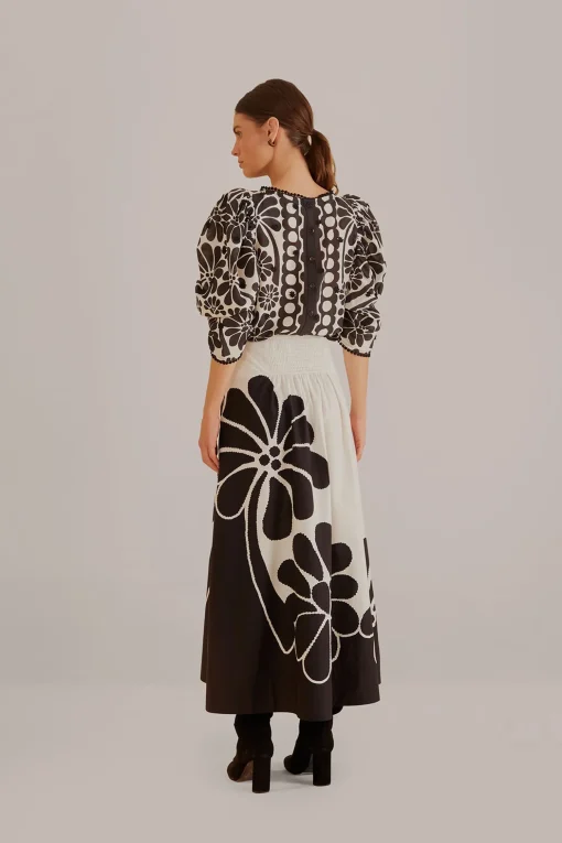  BLACK PALERMO MAXI SKIRT