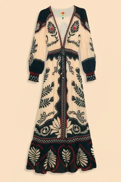  BLACK PASSION SCARF MAXI DRESS