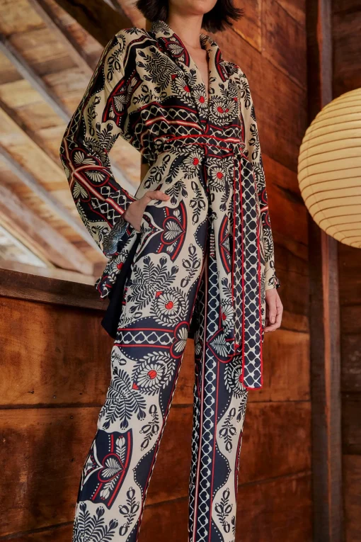  BLACK PASSION SCARF PANTS