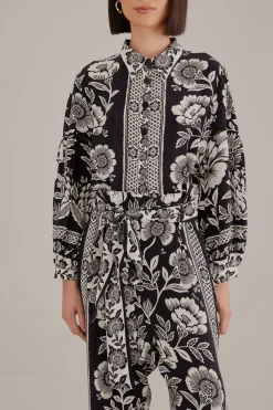  BLACK PINEAPPLE GARDEN JUMPSUIT