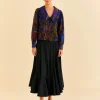  BLACK RUFFLE MAXI SKIRT