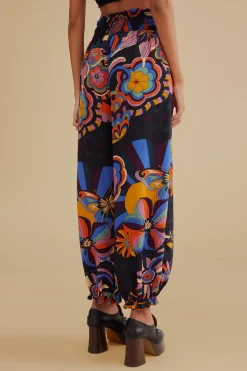 BLACK 70S VIBE PANTS