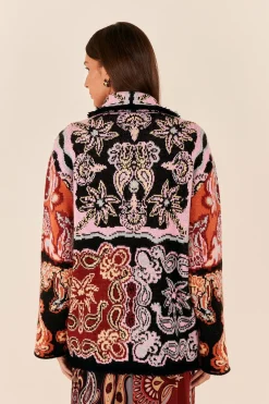  BLACK SWEET MERMAIDS KNIT BLAZER