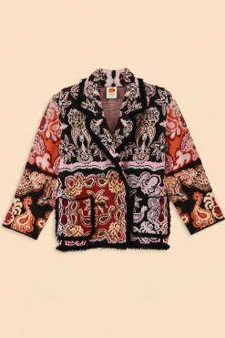  BLACK SWEET MERMAIDS KNIT BLAZER