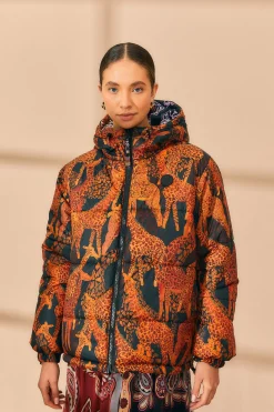  BLACK SWEET MERMAIDS REVERSIBLE PUFFER JACKET