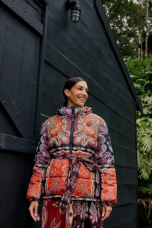 BLACK SWEET MERMAIDS REVERSIBLE PUFFER JACKET