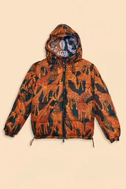  BLACK SWEET MERMAIDS REVERSIBLE PUFFER JACKET