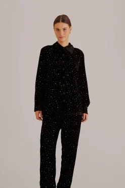  BLACK VELVET PANTS