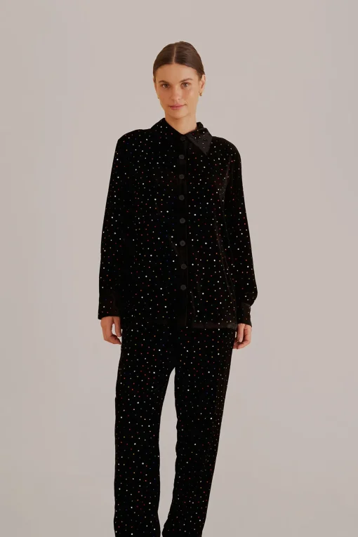  BLACK VELVET PANTS