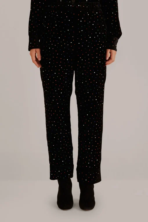  BLACK VELVET PANTS
