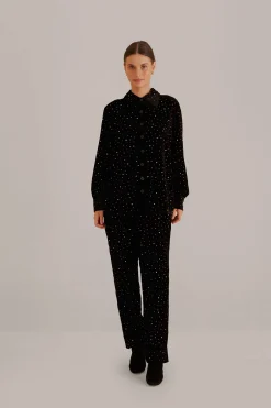  BLACK VELVET PANTS