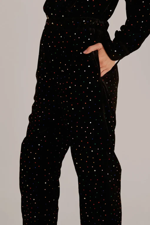  BLACK VELVET PANTS