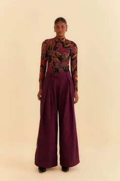  BLACK WILD HORSES TULLE BLOUSE