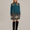  BLUE AINIKA CHILL MINI SKIRT