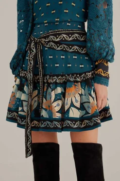  BLUE AINIKA CHILL MINI SKIRT